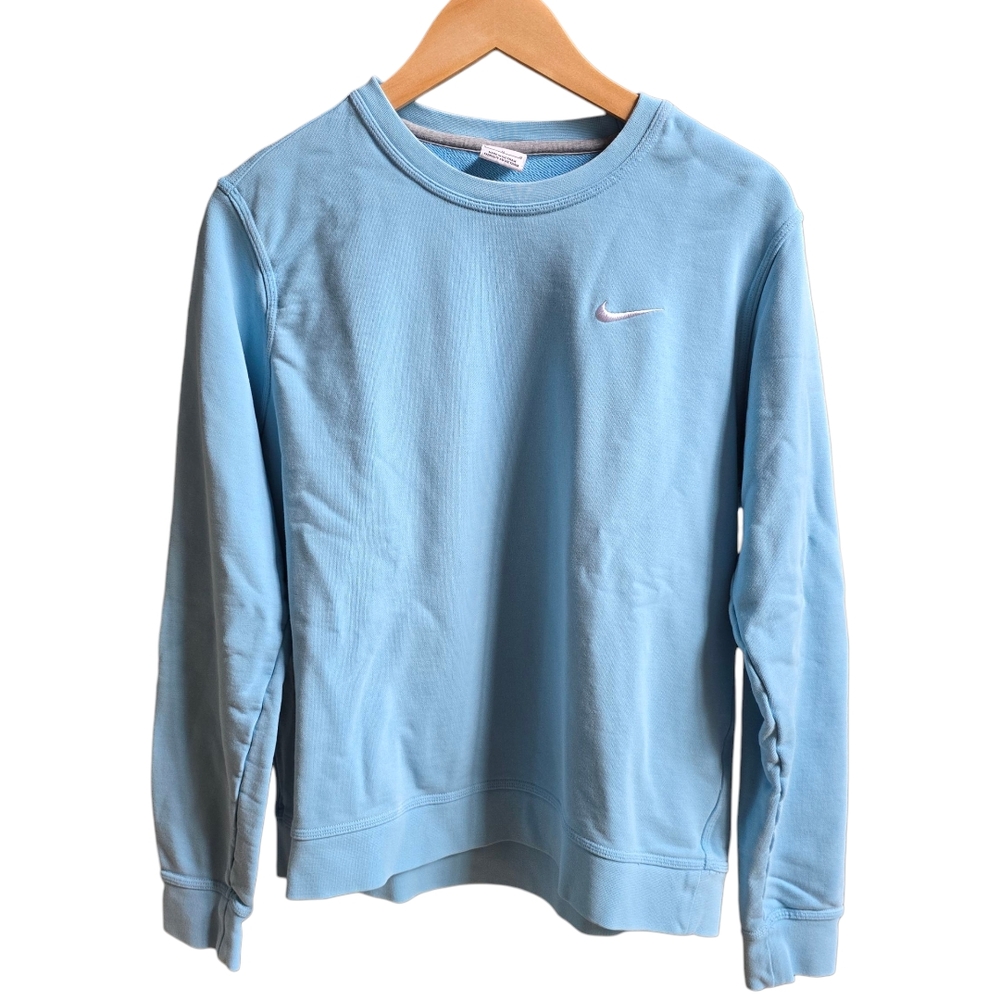 Nike Solo Swoosh Crewneck Sweatshirt | Light Blue | Large